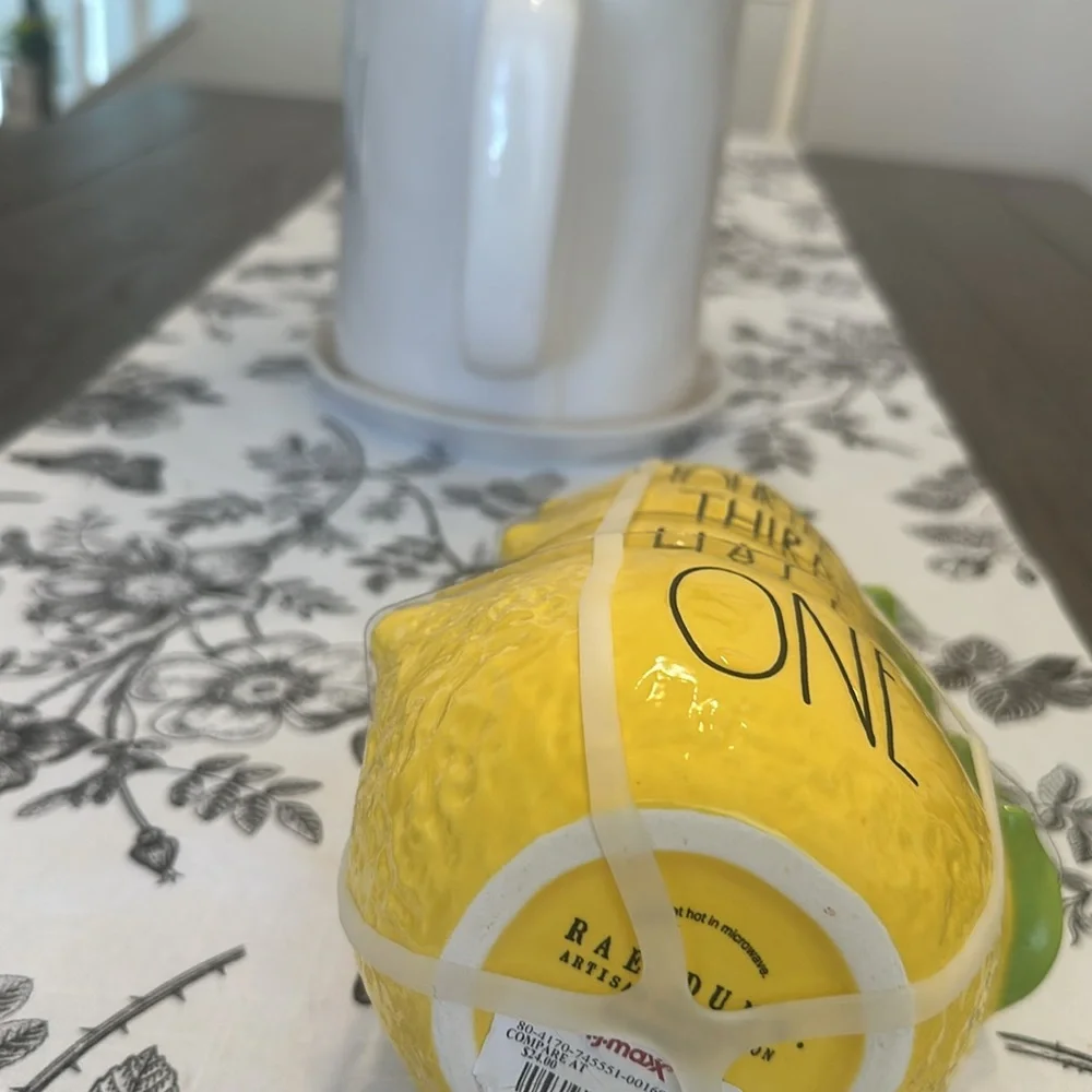 Rae Dunn By Magenta Yellow Lemon Stacking Measuring Cups